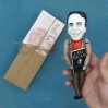 Carl Sagan famous scientist figure, Professor gift! Collectible doll + miniature book