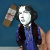 Oscar Wilde literary statuette, Gift for Readers! collectible doll + Miniature Book