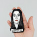 SET Gomes & Morticia ornaments, Horror Movie handcrafted ornaments