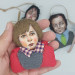The Shining Movie, SET Christmas ornaments - Jack Torrance, Wendy Torrance, Denny Torrance