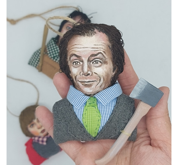 The Shining Movie, SET Christmas ornaments - Jack Torrance, Wendy Torrance, Denny Torrance