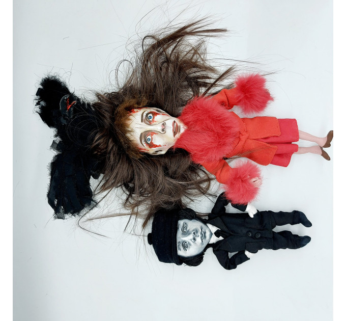 Elisabeth Shepard doll ( the Omen 1976 ) - Halloween decor - MADE TO ORDER