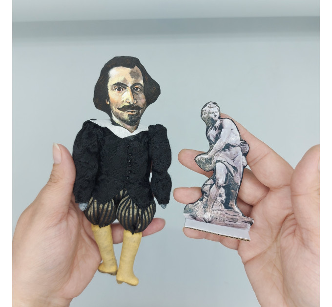 Gian Lorenzo Bernini famous painter figurine - Gift for painter!