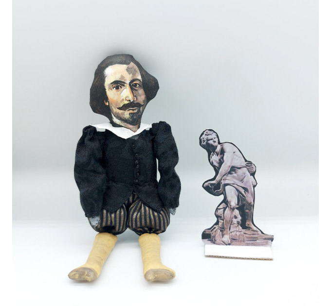 Gian Lorenzo Bernini famous painter figurine - Gift for painter!