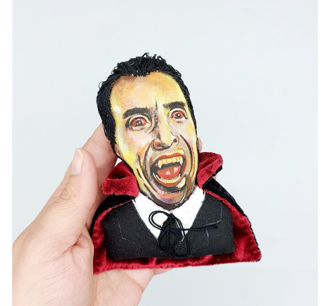 Vampire Dracula - Christopher Lee, The Satanic Rites of Dracula 1973, retro horror movies ornament 
