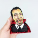 Vampire Dracula - Christopher Lee, The Satanic Rites of Dracula 1973, retro horror movies ornament 