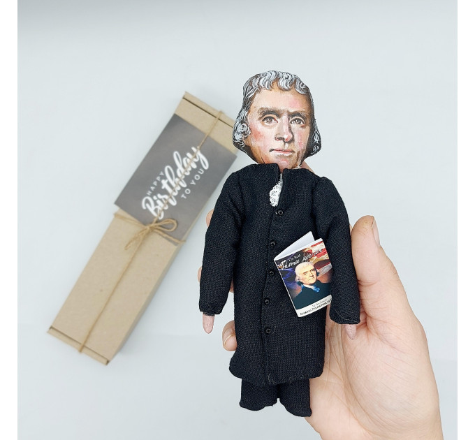 Thomas Jefferson famous American Lawyer figure, American Founding Father, 3 President USA 