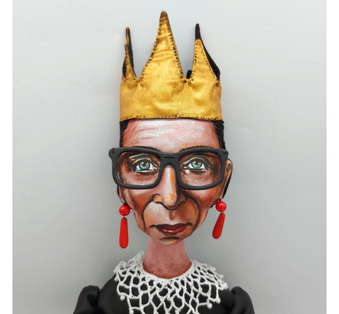 Ruth Bader Ginsburg doll ( 23 1/2 inches ) American lawyer - Companion doll