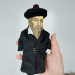 Nostradamus figure, French astrologer, apothecary, physician, and famous reputed seer - Collectible doll