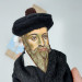 Nostradamus figure, French astrologer, apothecary, physician, and famous reputed seer - Collectible doll