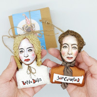Bette and Joan ornaments