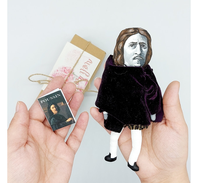 Nicolas Poussin famous French painter figure - Gift for Artist! 