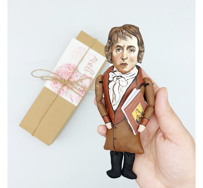 Jacques-Louis David famous French painter figure - Art Teacher gift! 