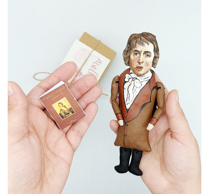 Jacques-Louis David famous French painter figure - Art Teacher gift! 