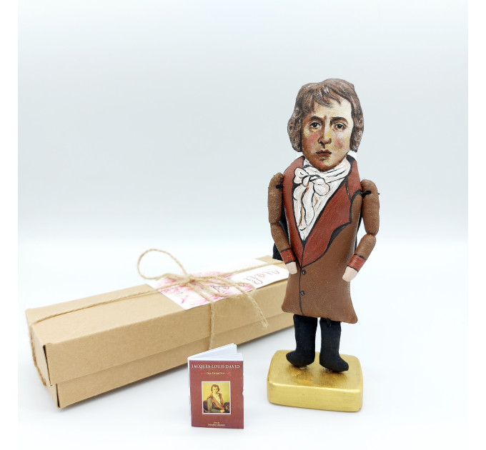 Jacques-Louis David famous French painter figure - Art Teacher gift! 