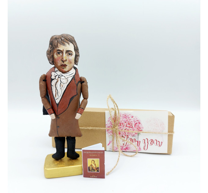 Jacques-Louis David famous French painter figure - Art Teacher gift! 