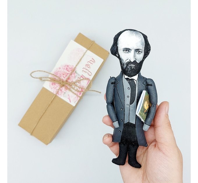 Paul Cezanne famous French Post-Impressionist painter figure - Art teacher gift! 