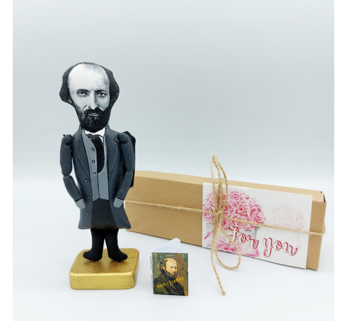 Paul Cezanne famous French Post-Impressionist painter figure - Art teacher gift! 