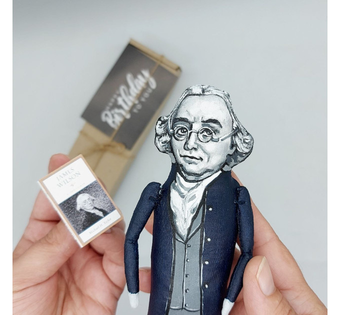 James Wilson (Founding Father) figurine - History teacher gift!