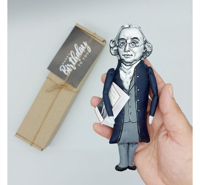 James Wilson (Founding Father) figurine - History teacher gift!