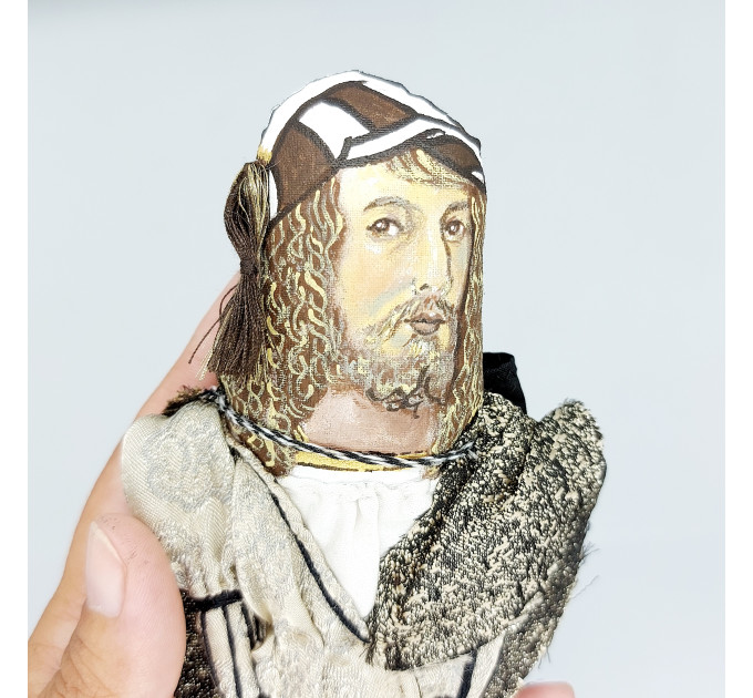 Albrecht Dürer famous German painter the Renaissance figurine - Art studio decor - Collectible doll