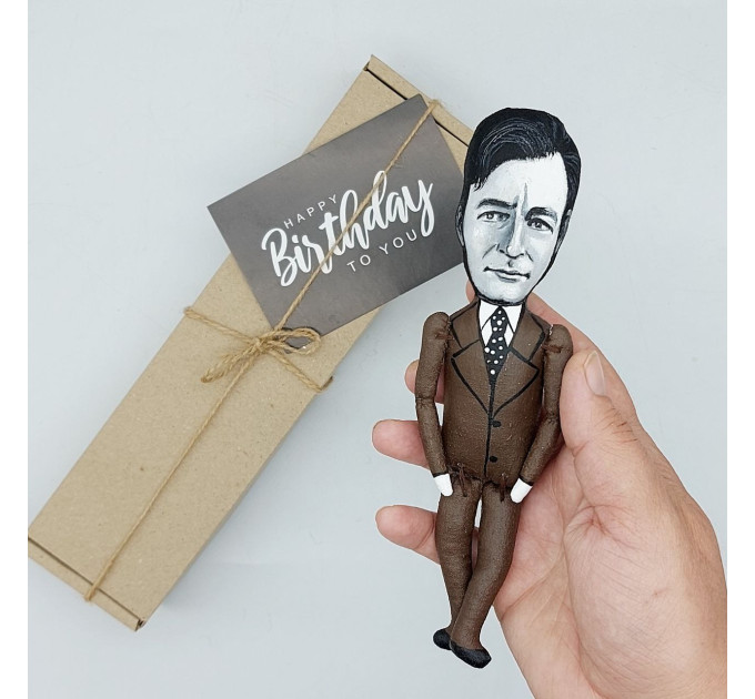 Claude Rains famous actor the Golden Age of Hollywood - Retro Movie fans gift! Collectible doll