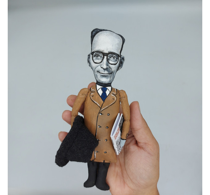 John Langshaw Austin famous English philosopher figurine - Philosophy gift! Library decor.