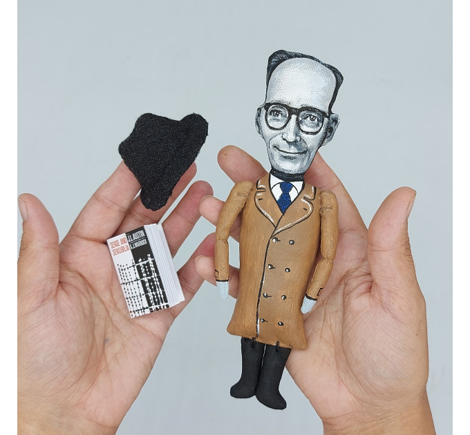 John Langshaw Austin famous English philosopher figurine - Philosophy gift! Library decor.