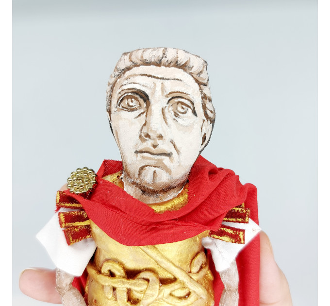 Roman Constantine the Great Christian Emperor figure - Collectible historical figure, limited edition 