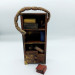 Book worm Library Bookcase, Dollhouse Library miniature furniture 1 : 12