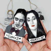 Gomes&Morticia ornaments