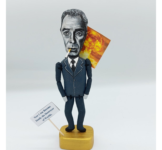 Robert Oppenheimer famous American theoretical physicist figure, Physicist gift! Collectible doll