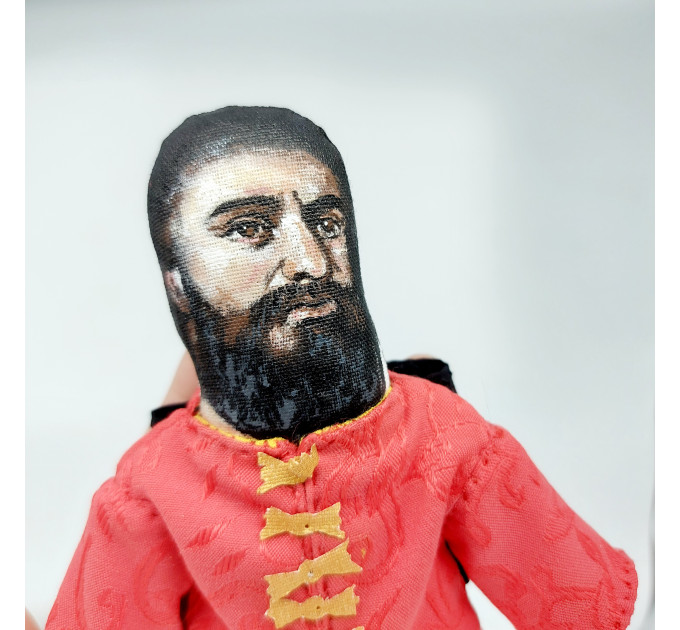 Marco Polo famous Venetian merchant, writer, traveler figure -  Travel writer gift! Collectible doll