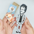 Kurt Vonnegut famous American writer figurine - Book shelf decor - Readers gift! Collectible doll