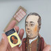 Edward Gibbon famous English historian, writer figurine, Historian gift! Collectible doll 