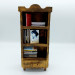 Miniature handmade wooden Bookcase, Library decor, Bookshelves art - Gift for librarian! 