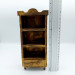 Miniature handmade wooden Bookcase, Library decor, Bookshelves art - Gift for librarian! 
