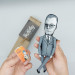 Truman Capote figure, famous American novelist, short story writer, actor - Gift for readers! Collectible doll