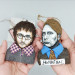 Set Hannibal Lecter and Will Graham ornaments, Halloween Horror Movie ornaments