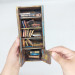 Library Bookcase, Miniature Bookshelf 1 : 12 , Library Bookshelves - Dollhouse furniture
