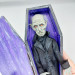 Vampire in a coffin, dark Gothic doll - Vampire gift - handmade Halloween decor