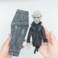 Vampire in a coffin, dark Gothic doll - Vampire gift - handmade Halloween decor