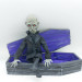 Vampire in a coffin, dark Gothic doll - Vampire gift - handmade Halloween decor