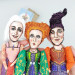 SET 3 handmade witches Sanderson sisters dolls ( 7 inches ) - Halloween handmade decor