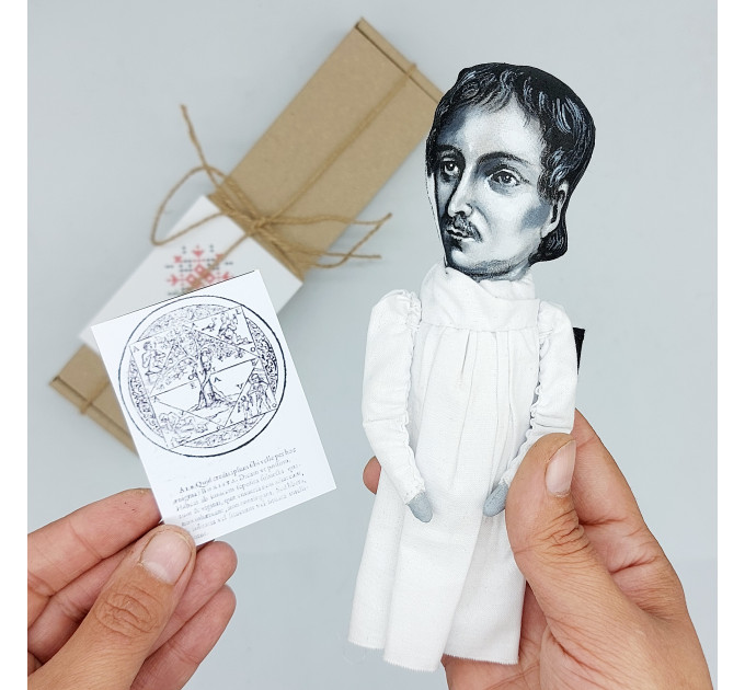 Giordano Bruno figure, famous Italian philosopher, cosmological theorist - Science Teacher gift!