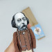 Gustave Flaubert figurine, famous French novelist - novel Madame Bovary, Book lovers gift! Collectible doll