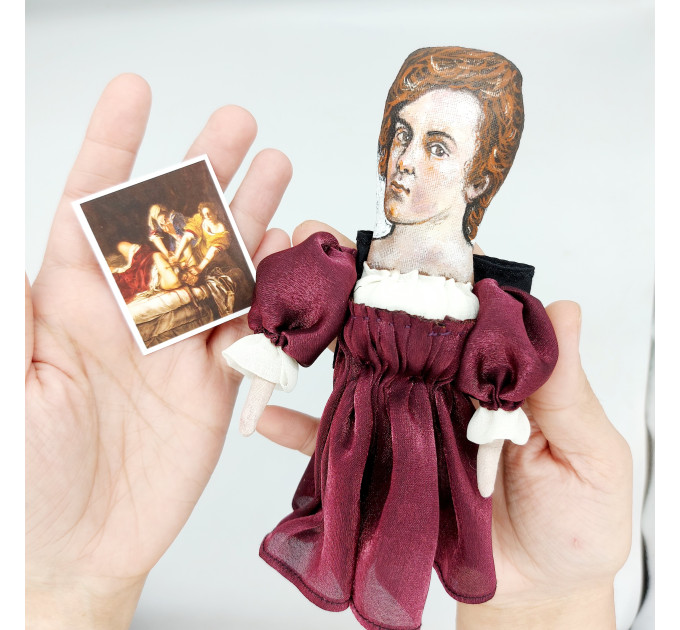 Artemisia Gentileschi famous Italian Baroque painter 17th-century - Artist gift! Collectible figure