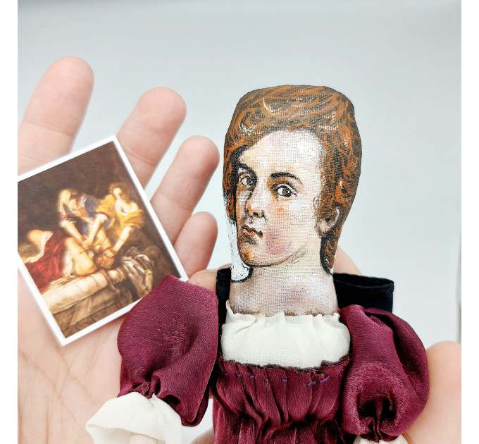 Artemisia Gentileschi famous Italian Baroque painter 17th-century - Artist gift! Collectible figure
