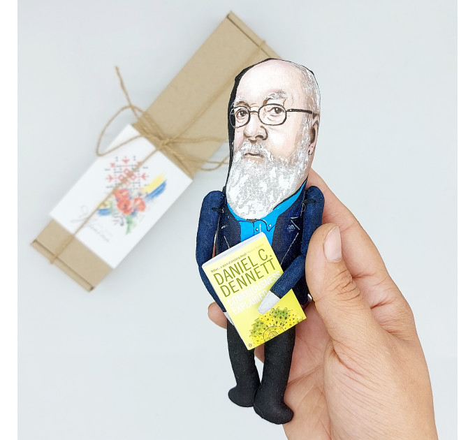 Daniel Dennett figure, famous American philosopher, scientist - philosophy of science - Science gift!