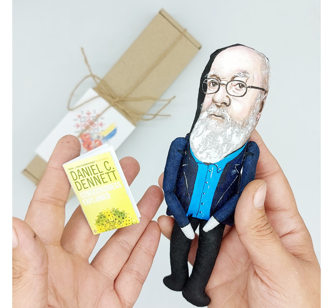 Daniel Dennett figure, famous American philosopher, scientist - philosophy of science - Science gift!